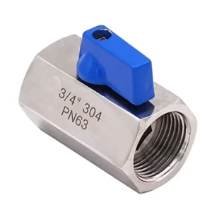 Factory API ISO Mini Stainless Steel Ball Valves with Double Female Thread for USA Drain Piping