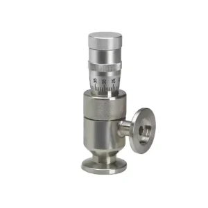 Factory Angle Manual Gas KF16 Male Threaded Pipe Fitting High Vacuum Trimming Needle Valve