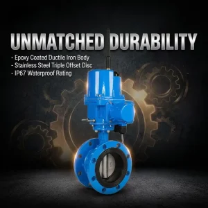 Factory Anti Corrosion Design Water Steam Oil Gas General Use Electric Control Flanged Butterfly Valve