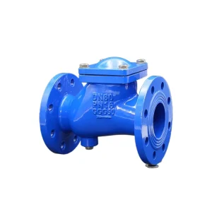 Factory Ball One-way Safety Manual Check Valve Flange Water Medium Temperature Ductile Iron Type