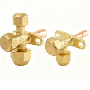 Factory Brass Manual Air Conditioner Service Shut-off Valve with DN10-DN125 Port Size for Refrigeration System