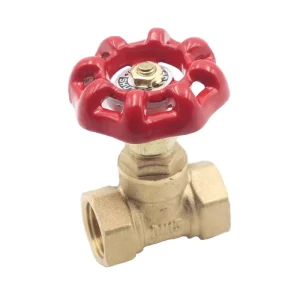 Factory Brass Stem Female Thread Brass Stop Gate Valve