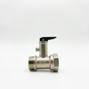 Factory Direct 1 2Brass Temperature and Pressure Relief Valve with Safety Check Function for Electric Water Heaters