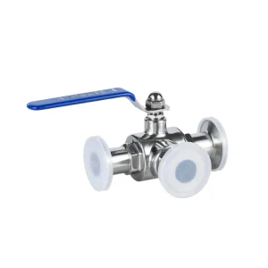 Factory Direct 304 316L Three Way Quick Installation Manual Ball Valve for Water OEM Customization Supported