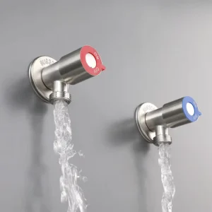 Factory Direct 304 Stainless Steel Angle Stop Valve Bathroom Sanitary Accessories