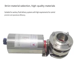 Factory Direct 304 Stainless Steel Sanitary Pneumatic Three-Piece Welded Butterfly Valve