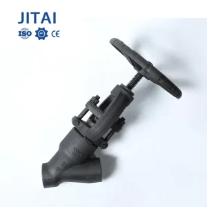 Factory-Direct Bulk Supply OEM 1/2”-3” Manual Forged Steel Acid Alkaliresistant YType Stop Globe Valve for Petrochemical