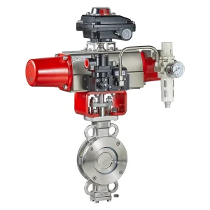 Factory Direct CF8SS304 Stainless Steel Pneumatic Wafer Butterfly Valve 2 Inch DN50 for Industrial Water Treatment OEM