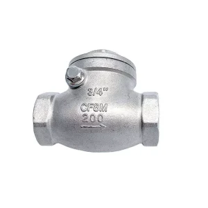 Factory Direct Check Valve Horizontal Stainless Steel Swing Check Valve Female Rotary 2way 3way Check Valve