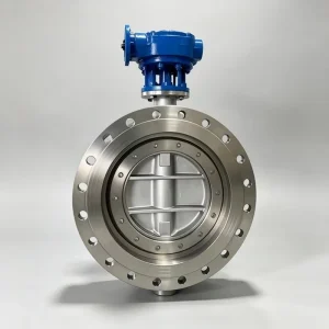 Factory Direct Double Offset Butterfly Valve 304 316 316L CF8M Class300 Flanged RF Metal Seated Gear Operated for Petrochemical