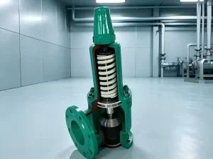 Factory Direct Duplex Safety Valve 2205 Class900 DN80 Full Lift Flanged RF Metal Sealed Stellite for Offshore Sour Gas Service