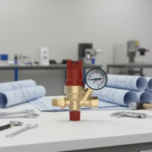 Factory Direct Manual Flow Control Adjustable Water Supply Valve Handle Brass Pressure Reducing Valve Long Life