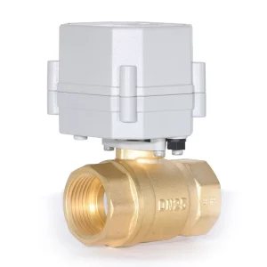 Factory Direct Mini Electric Water Ball Valve 2 Way Brass Customizable OEM for General Applications