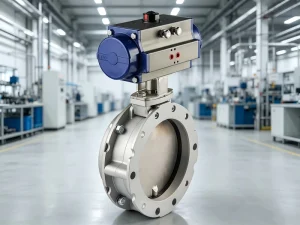 Factory Direct PTFE Lined Butterfly Valve F316 Class150 DN80 3 Inch Wafer PTFE Soft Seated Lever Operated
