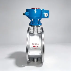 Factory Direct SS Gearbox Butterfly Valve CF8M Class300 DN200 Flanged Metal Seated Triple Offset Lever Gear for Steam Service