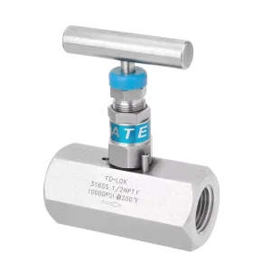 Factory Direct Sale 1 2 FEMALE NPT Stainless Steel 316SS Needle Valve 10000PSI Manual 2 Way Hex Body Type OEM Available 3 Year