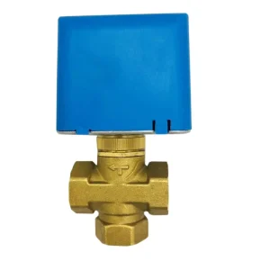 Factory Direct Sale Automated Electric Control Central Brass Three Way Valve