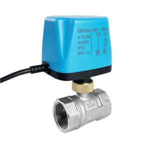 Factory Direct Sale DN15 DN32 Stainless Steel Ball Valve Two way Two wire One control Electric Ball Valve for Pass Water and Gas