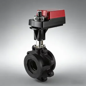 Factory Direct Sale Electric Damper Actuator With DN80 Iron Ball Valve for HVAC Systems