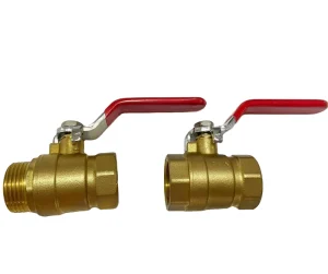 Factory Direct Sale Full Port FF Manual Brass Ball Valve 1 2″ Gas PN16 NPT Connection Normal Temperature OEM