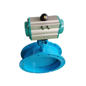 Factory Direct Sale Pneumatic Flanged Ventilation Butterfly Valve DN100 DN1400