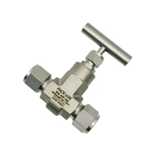 Factory Direct Sales High Pressure DN16 SS316 Ferrule Globe Valve with Double Seat Ring for Petrochemical and Gas Applications