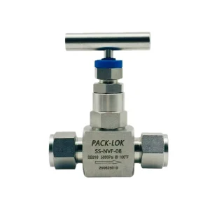 Factory Direct Sales Stainless Steel SS316 DN Ferrule Globe Valve with Double Seat Ring for Petrochemical and Gas Applications