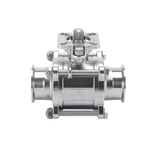 Factory Direct Sales of All inclusive Three piece Quick install Ball Valves with No Retention and No Dead Angles