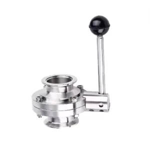Factory Direct Sells Stainless Steel Sanitary Butterfly Valve Food Grade Tri Clamp Butterfly Valve
