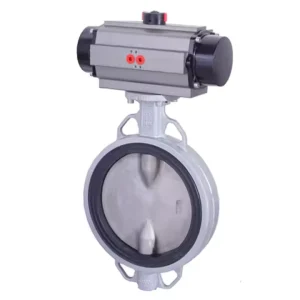 Factory Direct Single Double Acting Pneumatic Actuator Butterfly Valve