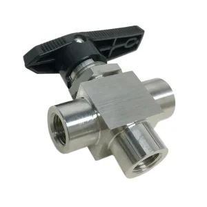 Factory Direct Stainless Steel Female Thread 3 Way Manual Instrument Ball Valves High Temperature Media OEM Customization