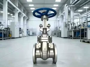 Factory Direct Stainless Steel Gear Gate Valve F304 PN40 DN100 Flanged RTJ OS&Y Flexible Wedge NACE