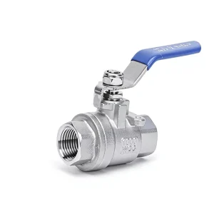Factory Direct Supply 304 Stainless Steel Two piece Manual Threaded Floating Ball Valve Q11F 16P2 GB Food Grade DN15 DN100 Room