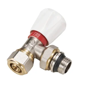 Factory Direct Thermostatic Radiator Valve Modern Design Manual Forged Brass Water Heating Radiator Valve Control Structure PEX