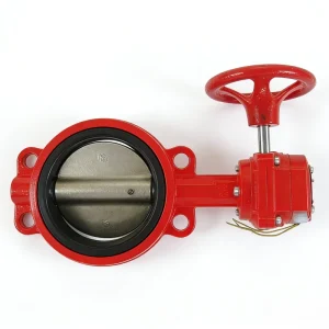 Factory Direct sale Turbine Welded Flanged Signal Butterfly Valve with Diameters Ranging From DN50 to DN200 Fire signal Valve