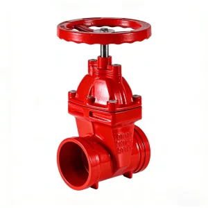 Factory Ductile Iron Manual Gate Valve with Upward Rising Valve Stem at the Slot End for Water Medium