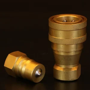 Factory Exclusive Model ISO7241-B Standard Brass With O-ring 1/4 Inch Hydraulic Quick Coupling Carpet Cleaning Equipment