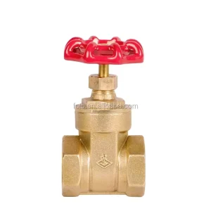 Factory Handwheel High Pressure Internal Thread Bronze 4″ Brass Gate Valve