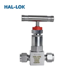 Factory Hastelloy C276 Double Ferrule Compression Needle Valve Manual Flow Control High Pressure Instrument Valve