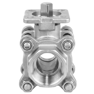 Factory High Platform 3 Piece Stainless Steel Manual Operation OEM High Pressure Ball Valves with Flange Thread Connections