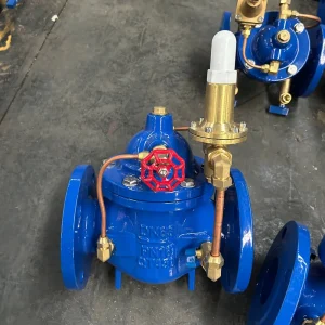 Factory Hot Selling OEM Ductile Iron Manually Controlled Hydraulic Pressure Reducing Valve for Water Treatment System
