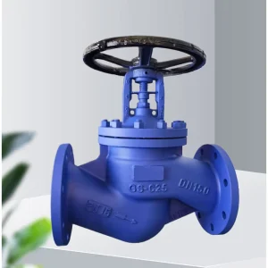 Factory Industrial Corrugated Pipe Globe Valve Flange Connection Steam Equipment Control Valve