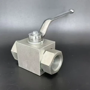 Factory Low Price OEM Custom Logo Thread Size Forged Square Hydraulic Shut Off Valve High Pressure Hydraulic Ball Valve