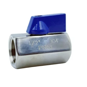 Factory Made Stainless Steel Mini Ball Valve 1 4 3 4″ SS304 Stainless Steel Female Thread Manual Control Ball Valve