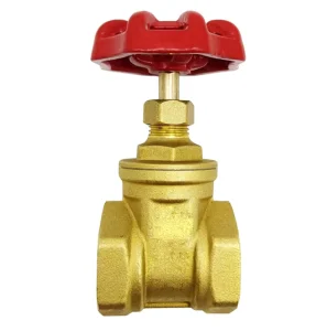 Factory Manual Brass Gate Valves 3 4 DN20 PN 16 Water Media Threaded