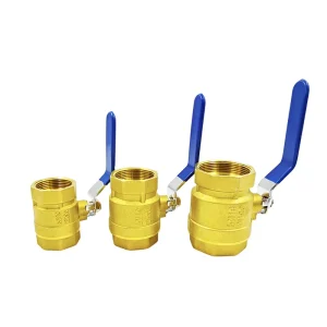 Factory OEM Brass Ball Valve Manual Water NPT High Temperature 3 8 2 Inch Flanged Connection Full Port Female Thread PN25