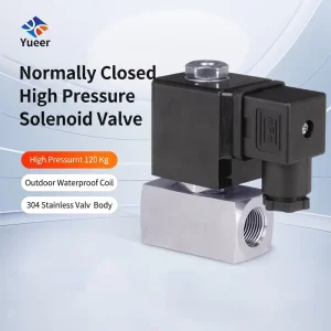 Factory OEM ODM Normally Closed High Pressure Solenoid Valve Custom Pressure Thread Voltage for Industrial Automation