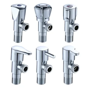 Factory Oem Commercial Price Angle Valve Water Multi Function Bathroom 201 Stainless Steel 90 Degree Brass 1 2 General Size