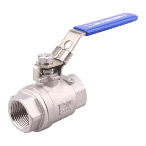 Factory Outlet High Quality SS201 SS304 SS316 Female Thread 2PC Ball Valve With Clock for Water Oil Gas
