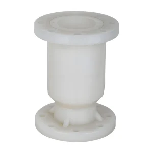Factory Price Corrosion-Resistant Vertical Check Valve with PVDF Plastic Flange and Ball Core for Water Media Shut-Off